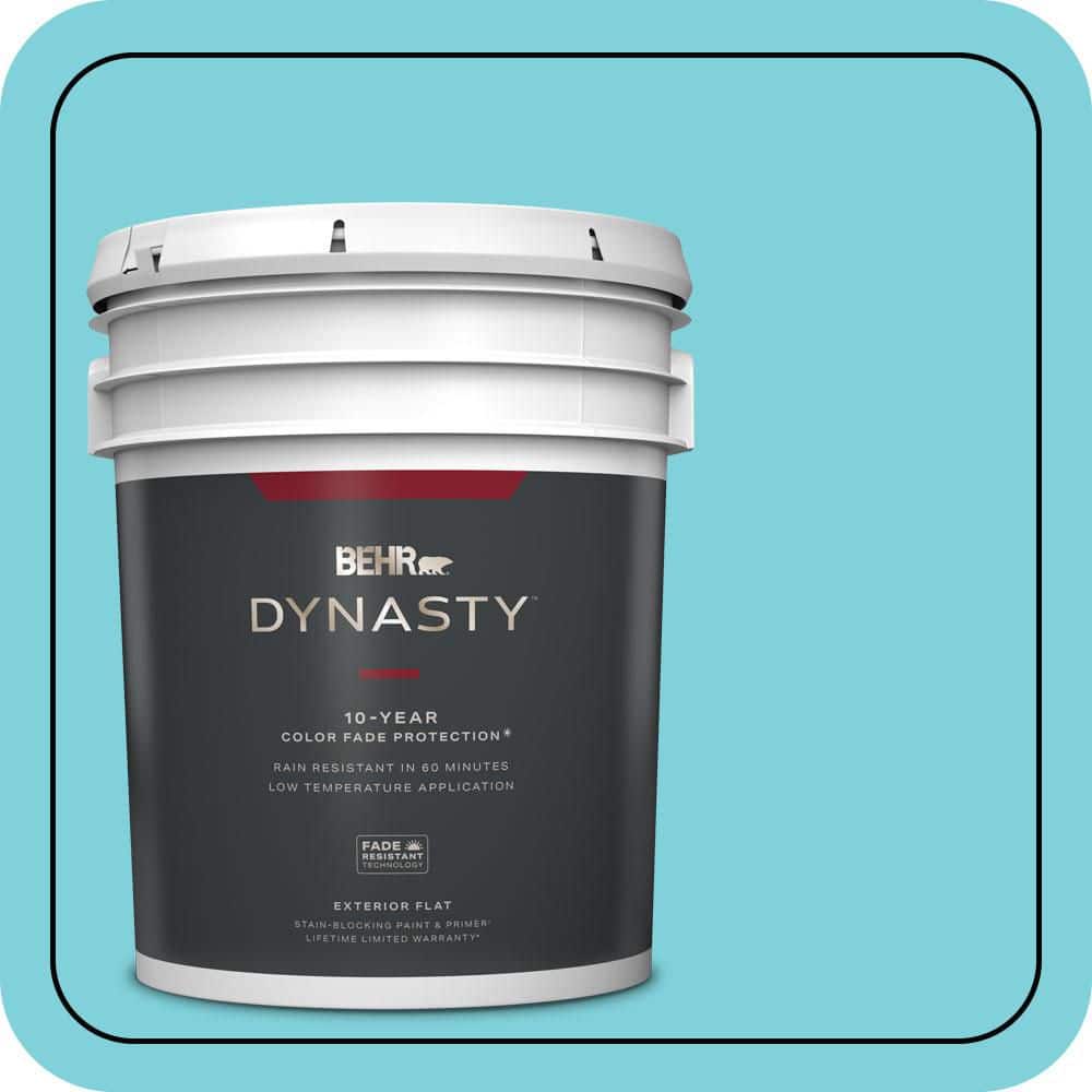5 gal. #P470-3 Sea of Tranquility Flat Exterior Stain-Blocking Paint & Primer price history on PriceWatchPro