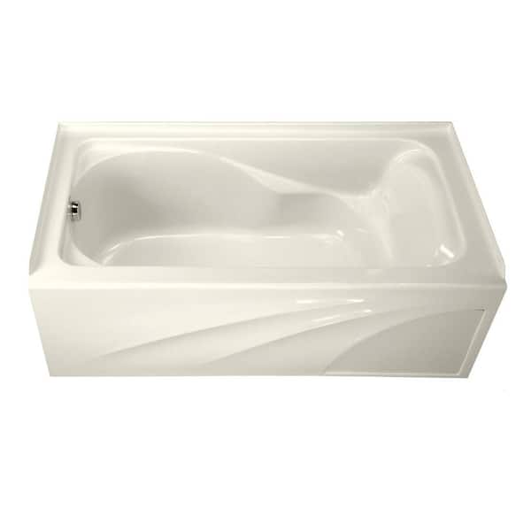 American Standard Cadet 5 ft. x 32 in. Left Drain Soaking Bathtub with Integral Apron in Linen