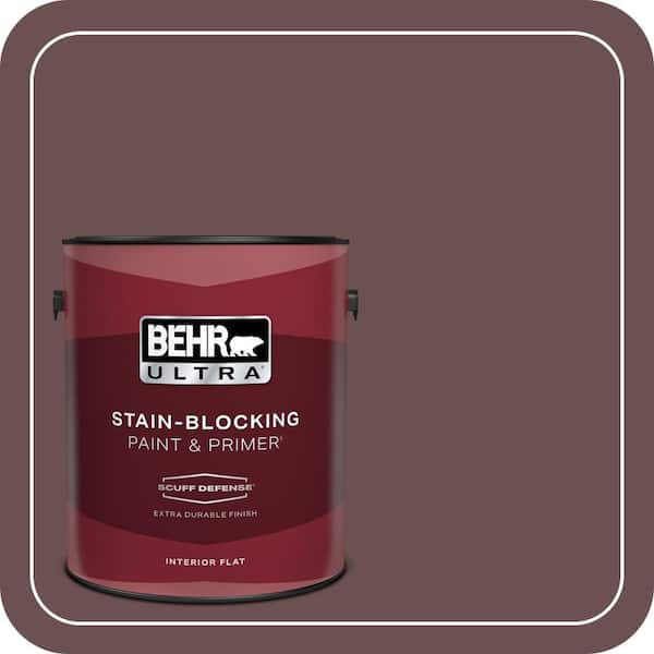 BEHR ULTRA 1 gal. #130F-7 Semi Sweet Extra-Durable Flat Interior Paint & Primer