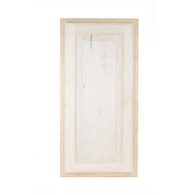 WG Wood Products Atwater 17 in. W x 25.5 in. H Clear Unfinished Surface  Mount Medicine Cabinet without Mirror ATW-124-UNF - The Home Depot