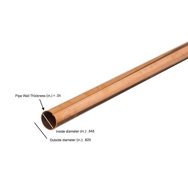 1-1/2 IN COPPER PIPE ANY LENGTH TYPE L