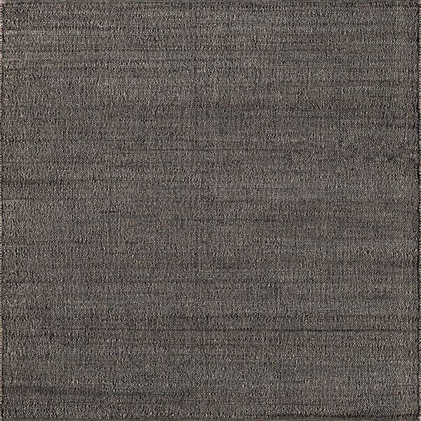 nuLOOM Charcoal Doormat 2 ft. x 3 ft. Elfriede Farmhouse Jute Blend Area Rug Accent Rug