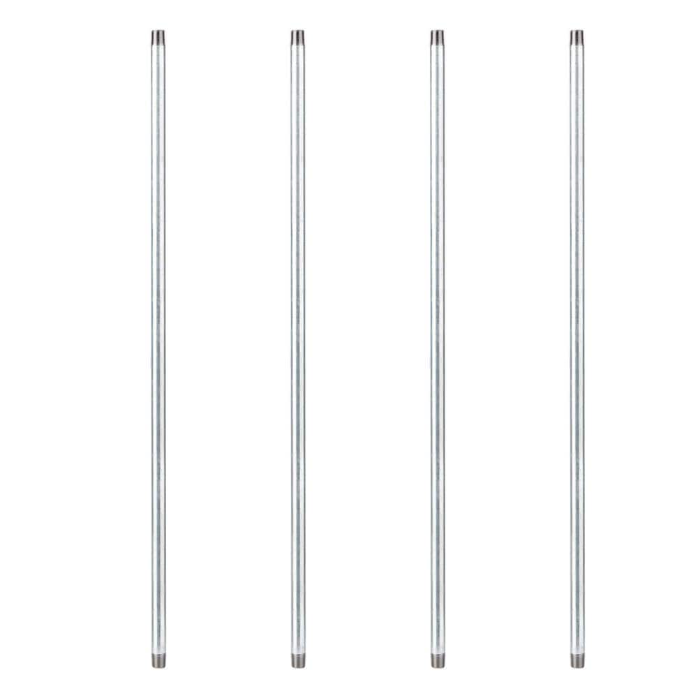 1/2 in. x 3 ft. Galvanized Steel Pipe (4-Pack) price history on PriceWatchPro