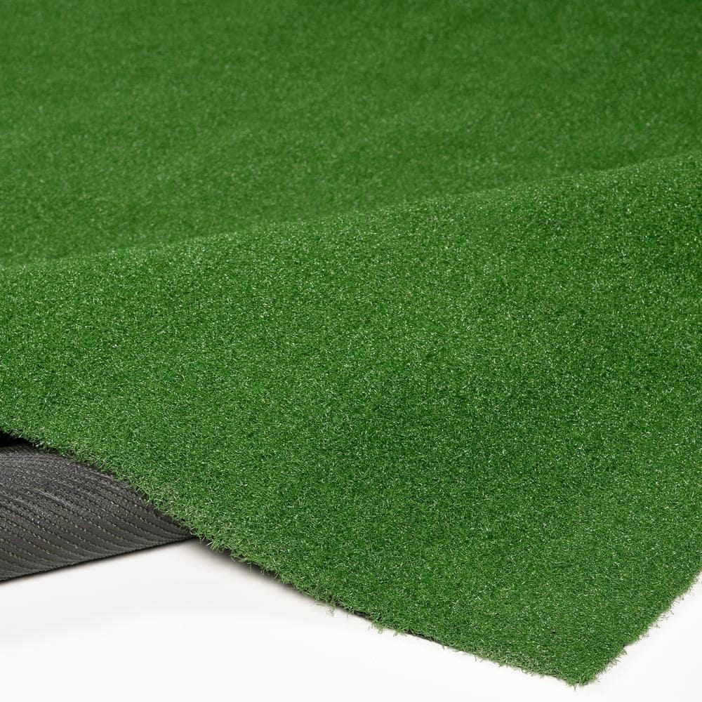 6' x 8' Green Artificial Turf Outdoor Rug