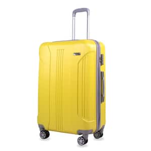 Denali S 26 in. Yellow TSA Anti-Theft Expandable Hard Side Checked Suitcase Luggage