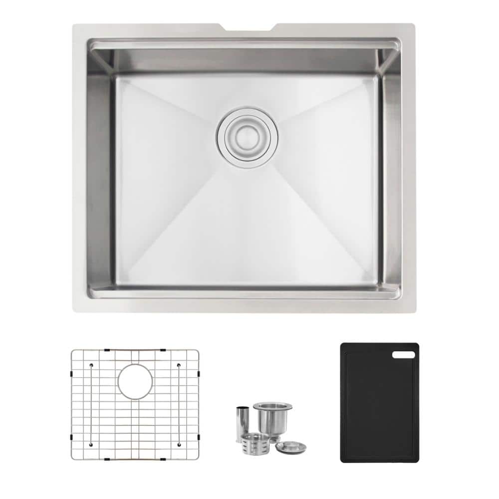 Undermount 22 inch Stainless Steel Single Bowl Workstation Kitchen Sink with with Accessories price history on PriceWatchPro