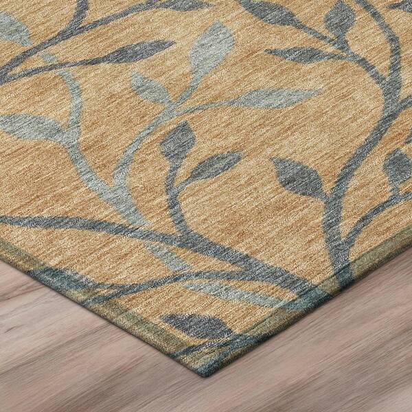 Chantille Machine Washable Indoor/Outdoor Abstract ACN3024 Wheat 2 ft. x 7 ft. Runner Rug