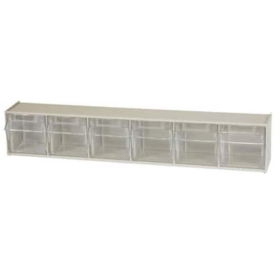 Stalwart Small Part Organizer with 24 Plastic Storage Bins 11.63 in L x  31.25 in W x 23.25 in H-Steel Rack with Removable Drawers 136229XRI - The  Home Depot