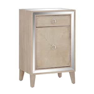 Heaton Light Brown 1-Door 1-Drawer Cabinet