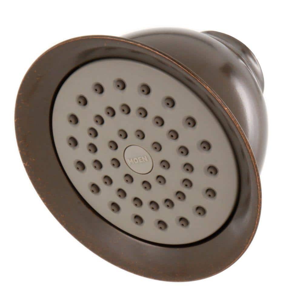 MOEN XL 1Spray 4.4 in. Single Wall Mount Fixed Shower Head in Oil Rubbed Bronze 6302ORB The
