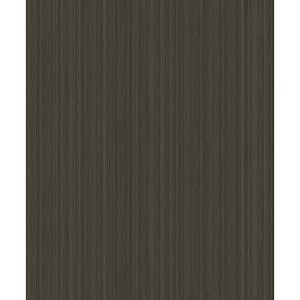 Boutique Collection Bronze Shimmery Vertical Stripe Non-pasted Paper on Non-woven Wallpaper Sample