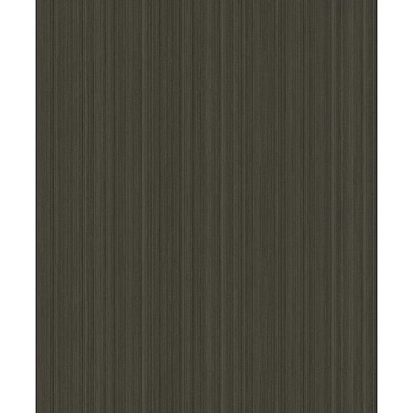 Unbranded Boutique Collection Bronze Shimmery Vertical Stripe Non-pasted Paper on Non-woven Wallpaper Sample