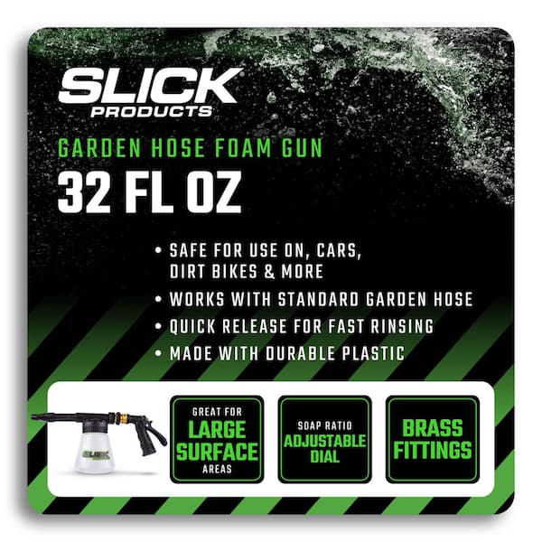 Black Max 34-Ounce Pro Foam Blaster, Adjustable Nozzle, 1/4-Inch Connect