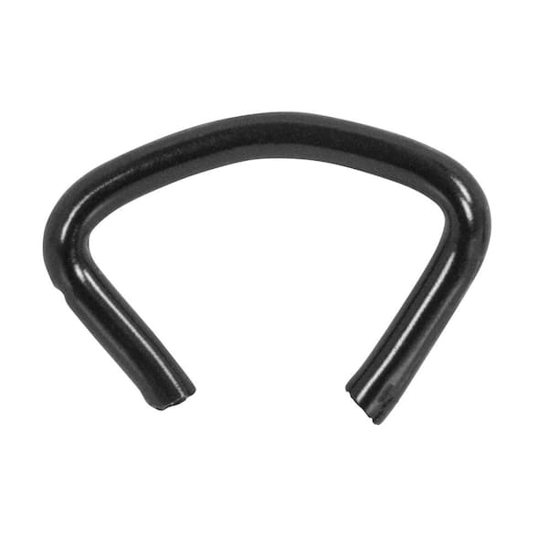 100, 500 or 1,000 Pieces: 8 mm Black Enamel Coated Open Jump Rings, 18g