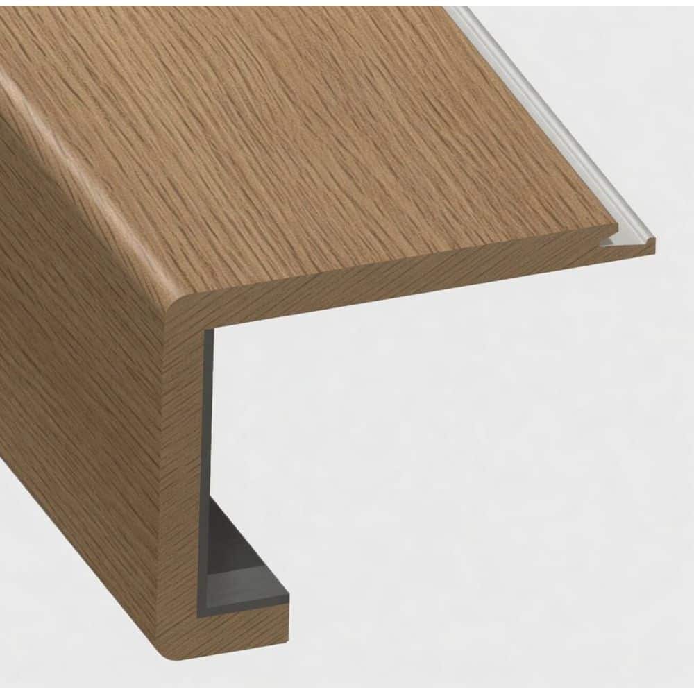 Reed 2-3/8 in. Thick x 4 in. Width x 72 in. Length Rigid Core Square Stair Nose Vinyl Molding price history on PriceWatchPro