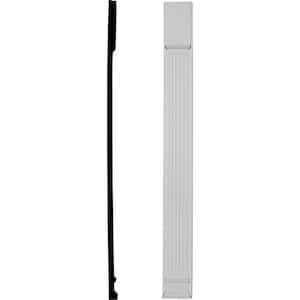 9 in. x 2-3/4 in. x 90 in. Primed Polyurethane Fluted Pilaster Moulding