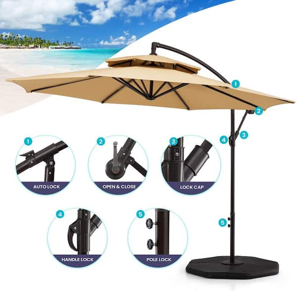 Patio umbrella hot sale top cap