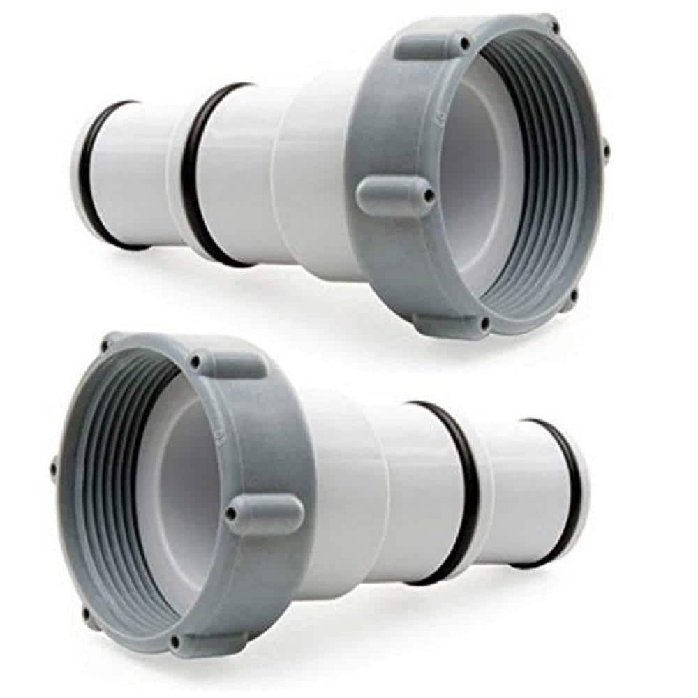 Intex Hose Adapter A with Collar for Threaded Connection Pumps (Pair) (3-Pack )