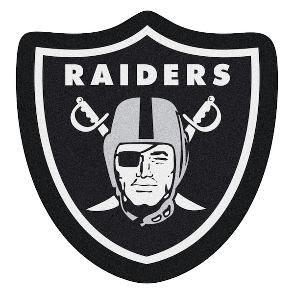 FANMATS NFL - Las Vegas Raiders Mascot Mat 34.5 in. x 36 in. Indoor Area Rug