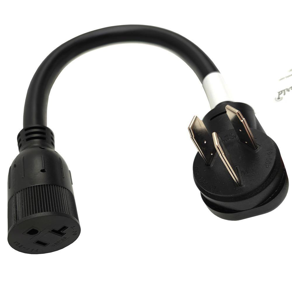 parkworld 1.5 ft. 10/3 Gas to Electrical Stove Power Cord NEMA 10-50P ...