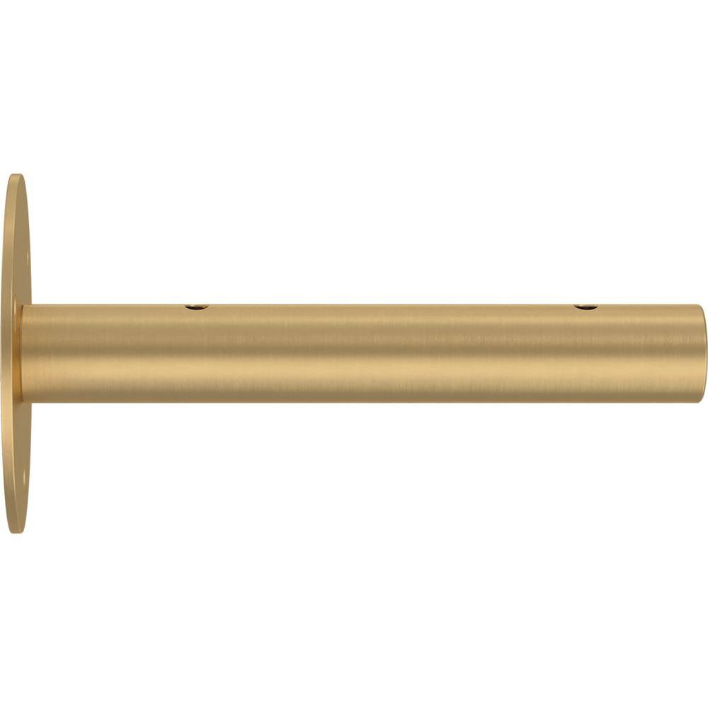 Satin Gold Steel Decorative Shelf Bracket 2-Pack
