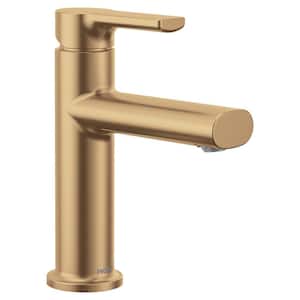 Meena Single Hole Single Handle Bathroom Faucet in Bronzed Gold