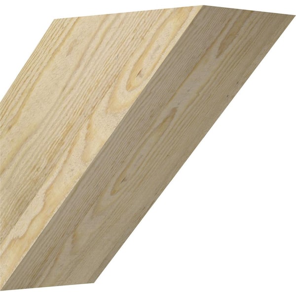 Ekena Millwork 6"W x 12"D x 12"H Traditional Rough Sawn Knee Brace, Douglas Fir