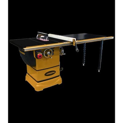 Leeten Table Saw, 10 Inch 15A Multifunctional Saw with Stand