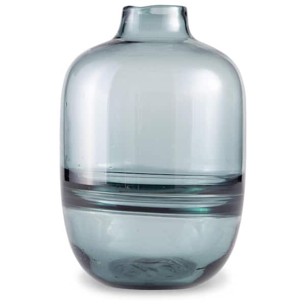 Lemmitt 10.03 in. Clear Glass Cylinder Decorative Vase