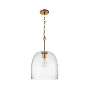 Owen 1-Light Glass Single Pendant Light