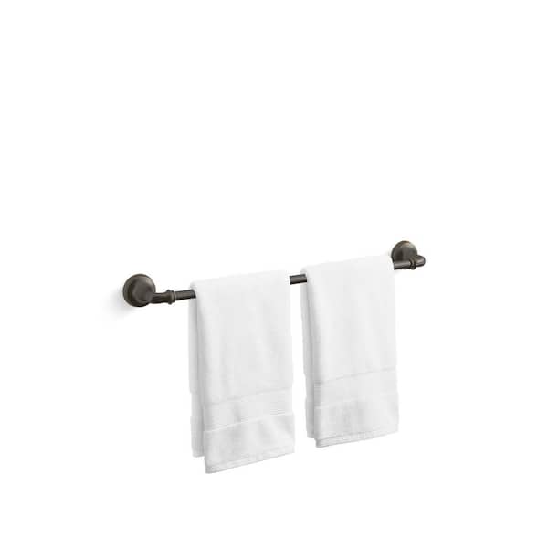 KOHLER Bellera 24 in. Wall Mounted Single Towel Bar in Oil Rubbed Bronze