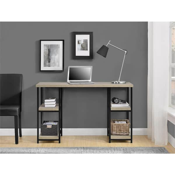 Living Essentials Writing Desk in Distressed Grey