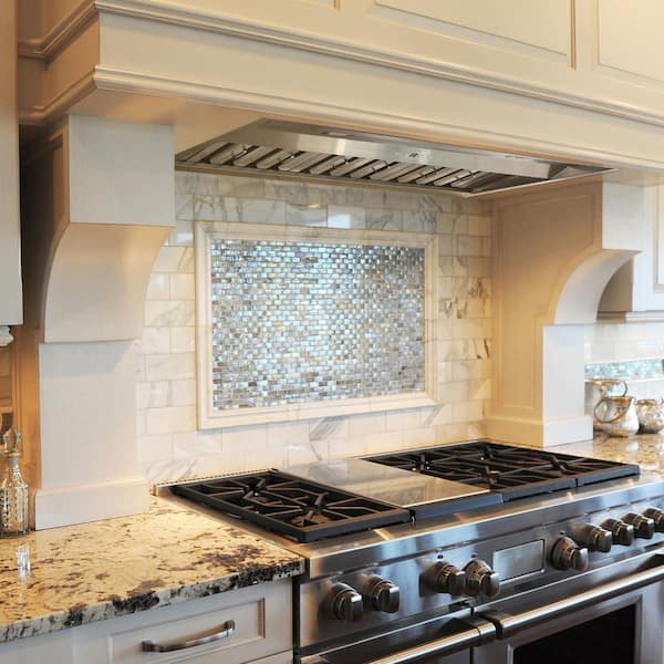 36 in. 3-Speeds 600CFM Ducted Insert/Built-in Range Hood, Ultra Quiet in Stainless Steel with Dimmable Cool White Lights
