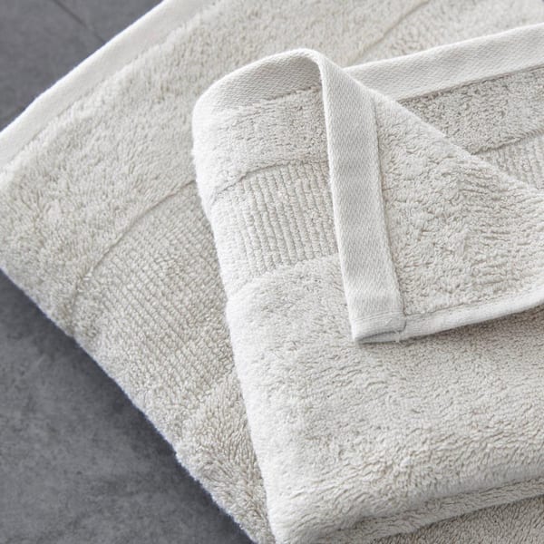 Tommy Bahama Island Retreat 2-Piece Crisp White Cotton Hand Towel Set