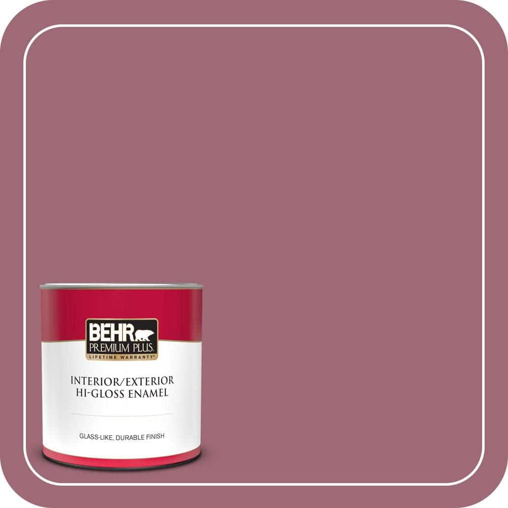 1 qt. #100D-5 Berries and Cream Hi-Gloss Enamel Interior/Exterior Paint & Primer price history on PriceWatchPro