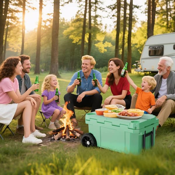futhork Grenn 55 qt. Portable Chest Cooler, Leak-Proof Outdoor