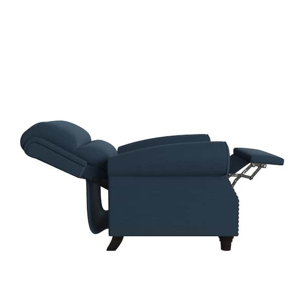 Navy Blue Hanging Recliner Neck Head Pillow, Counterbalanced With 2  Weighted Pellet Bagsworks Best FABRIC RECLINER 