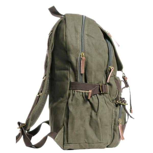 Vagarant 20 in. Gray Large Sport Washed Canvas Backpack C04GRY