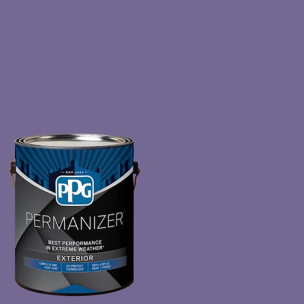 1 gal. PPG1175-6 Purple Grapes Semi-Gloss Exterior Paint