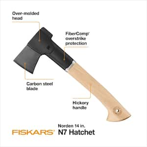 14 in. Hickory Wood Handle Norden Camp Hatchet