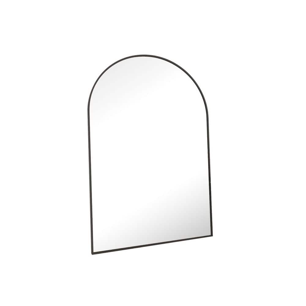 24 in. W x 36 in. H Round Framed Wall Bathroom Vanity Mirror in Black Decorative Modern Rust-Resistant price history on PriceWatchPro