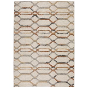 Carmona 9 ft. 10 in. x 13 ft. 2 in. Beige Abstract Rug