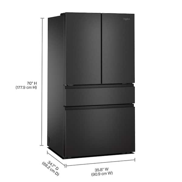 Whirlpool 36 in. 30 cu. ft. Standard Depth French Door
