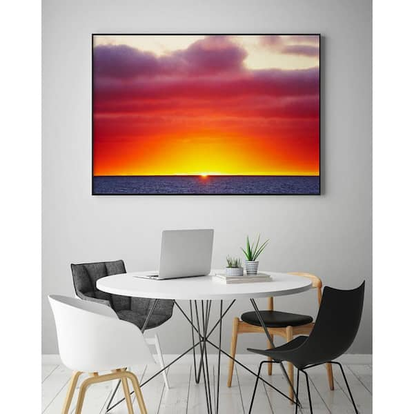 36 in. x 24 in. Sky V by Peter Morneau Framed Wall Art CT2194_3624CF -  The Home Depot