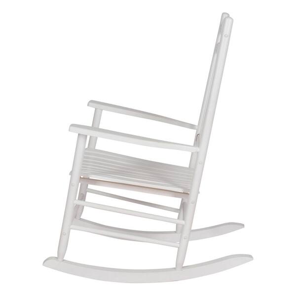 white porch rocking chair home depot