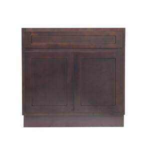 2 Doors Bath Vanity Cabinet Only, 33 Inch Vanity Base Cabinet Only