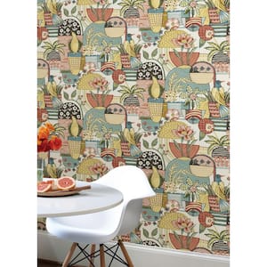Yellow Spice Avriel Peel and Stick Wallpaper Sample