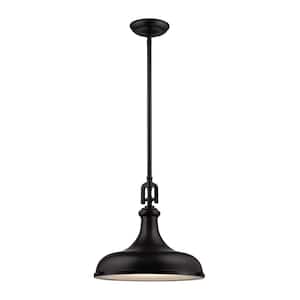 Rutherford 1-Light Oil-Rubbed Bronze Pendant