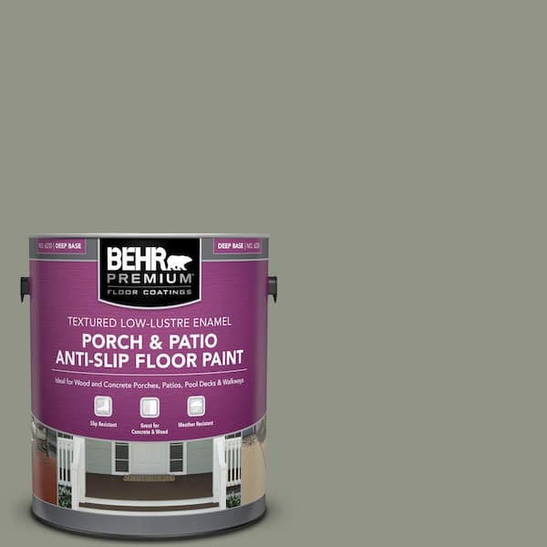 BEHR PREMIUM 1 gal. #MS-59 Casting Shadow Textured Low-Lustre Enamel Interior/Exterior Porch and Patio Anti-Slip Floor Paint