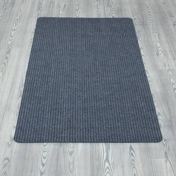 2'7 x 8' Ottomanson Collection Solid Shag Rug Gray 2'7 x 8' Ottomanson Collection Solid Shag Rug Gray